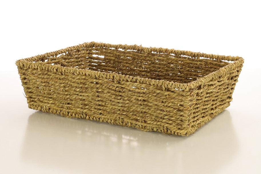 Hamper Tray Seagrass Natural - 37cm
