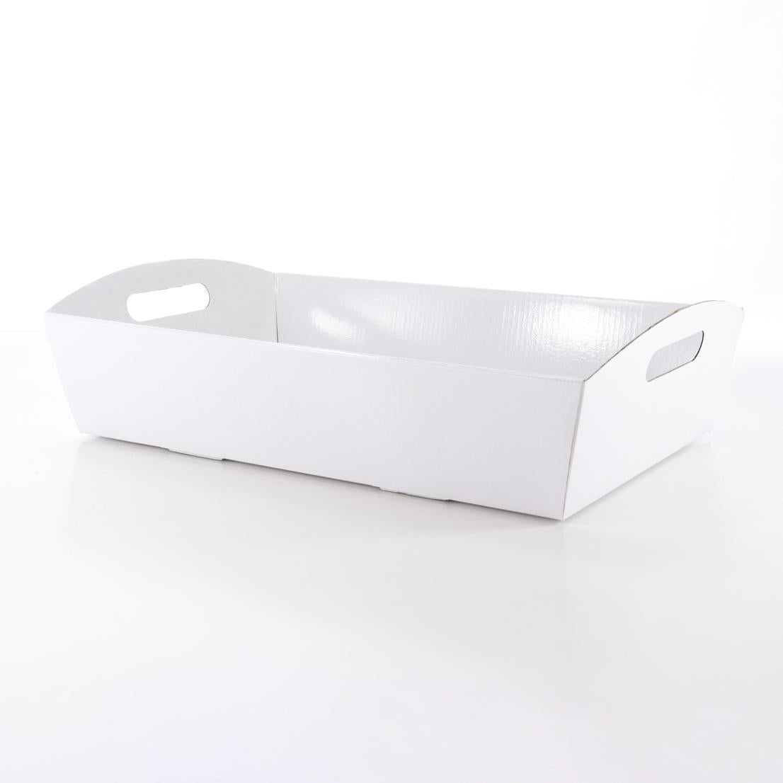 Hamper Tray Cardboard White - Large