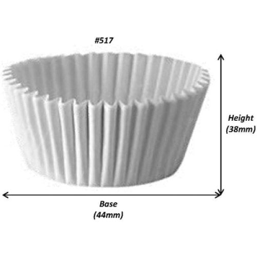Muffin Pan Liner White - #500
