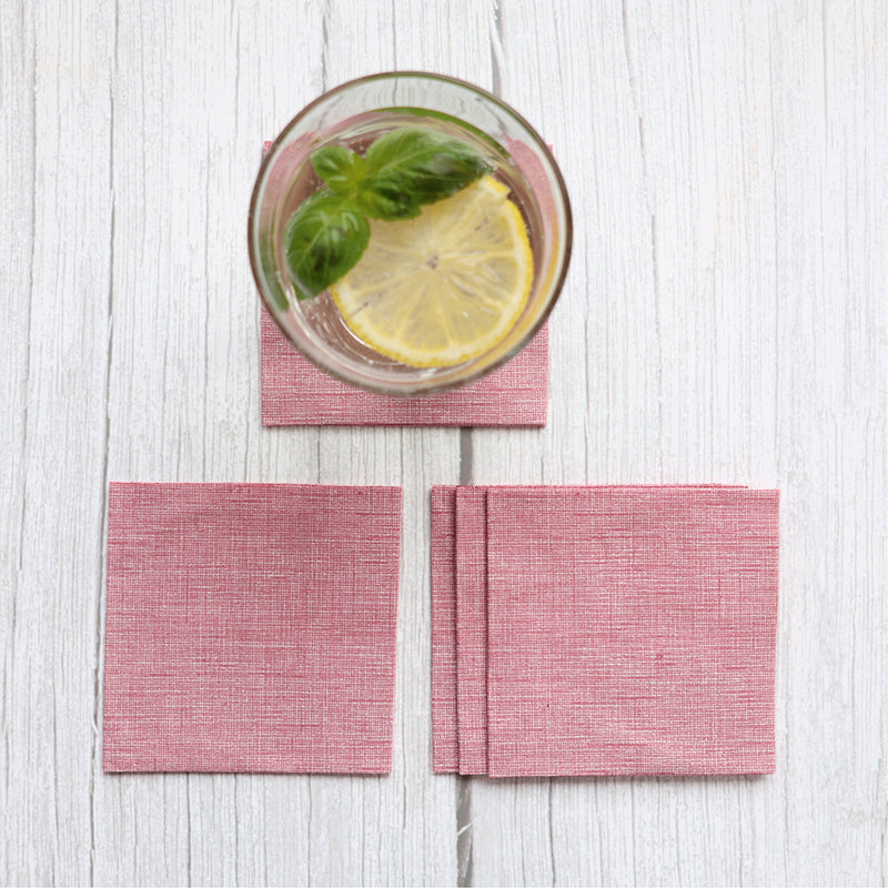 Bionap Napkin Extra Soft 20x20 Sofia Bordeaux Compostable Carton: 2,560