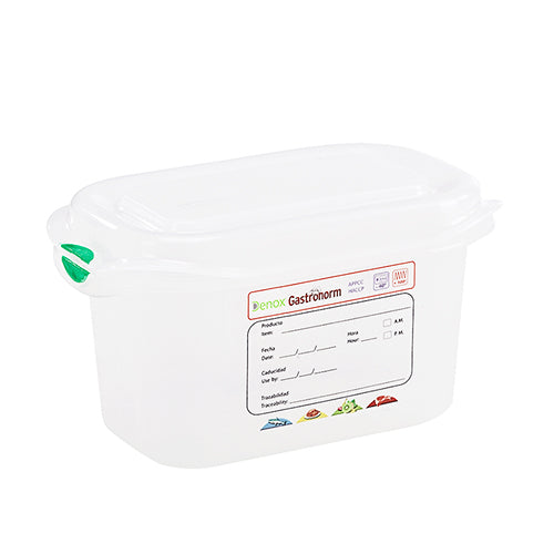 Gastronox Air Tight Container 1/9 - 1L ( 100mm Height) Carton: 12