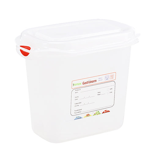 Gastronox Air Tight Container with Lid 1/9 - 1.5L ( 150mm Height) Carton: 12
