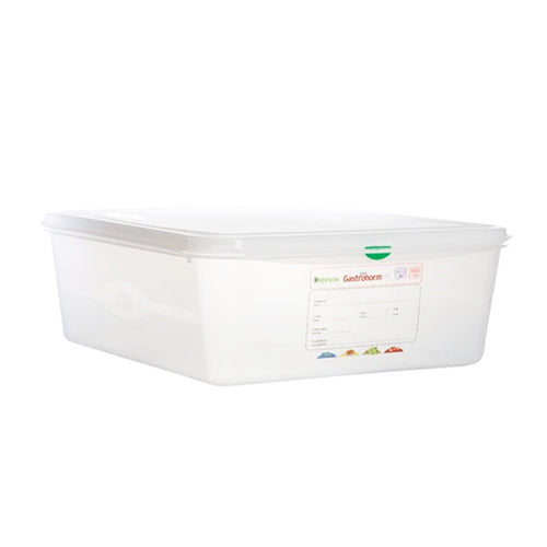 Gastronox Air-Tight Container with lid 2/3 h100mm 9lt Carton: 6