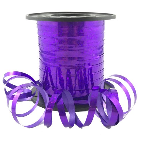 Curling Ribbon 225m - Holographic Purple