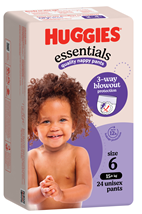 Huggies Essentials Nappy Pants Size 6 - XXL Carton: 4 x 24pk
