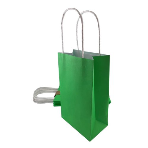 Paper Party Bags - Lime Green