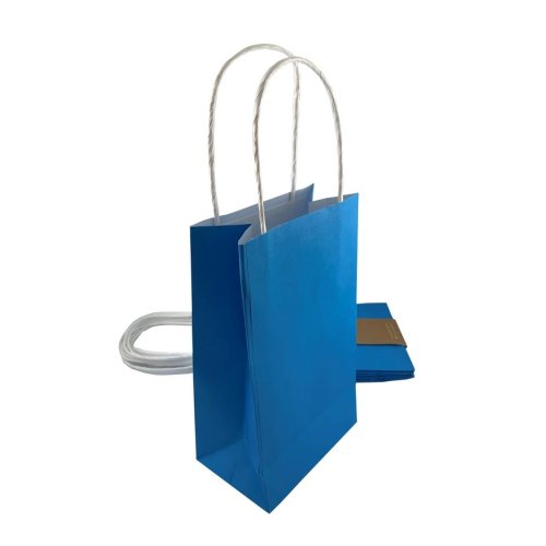 Paper Party Bags - Azure Blue
