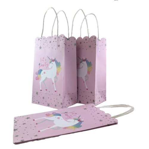 Paper Party Bags - Unicorn Printed