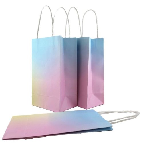 Paper Party Bags - Pastel Rainbow