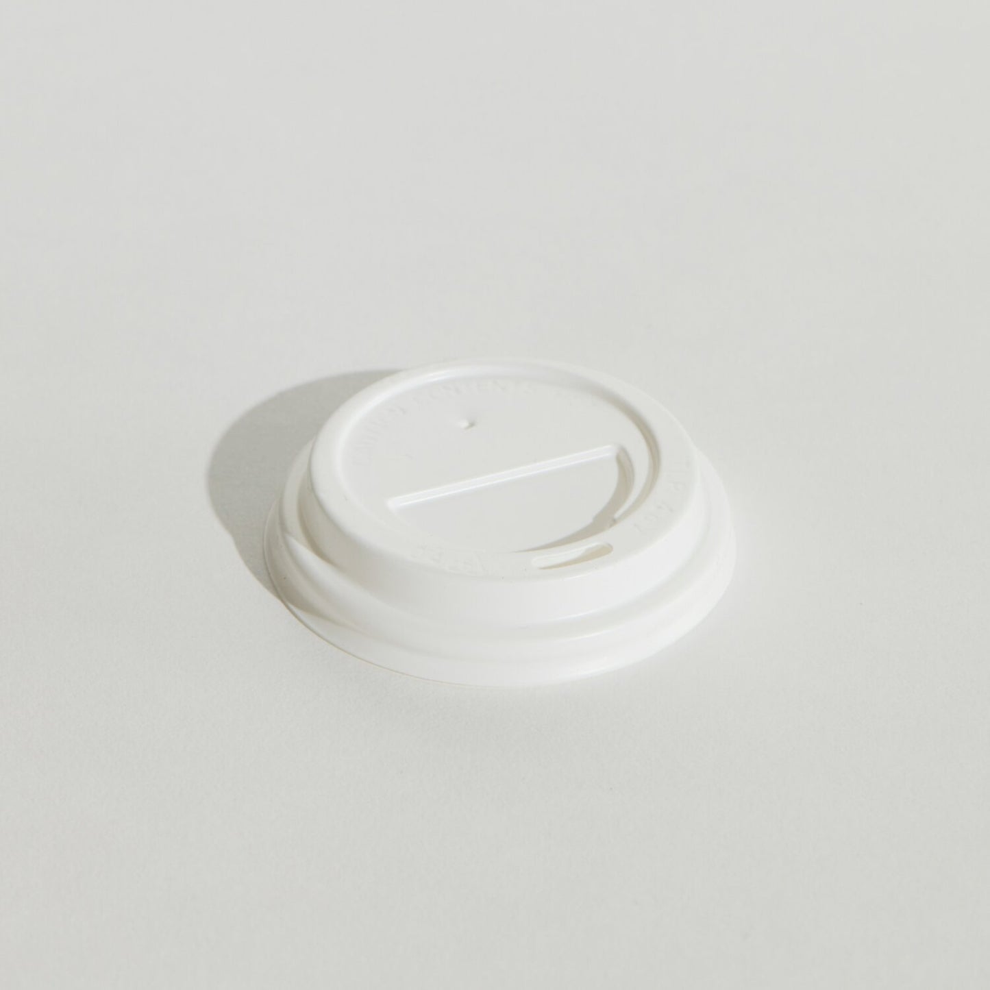 White PP Travel Lid - 4oz