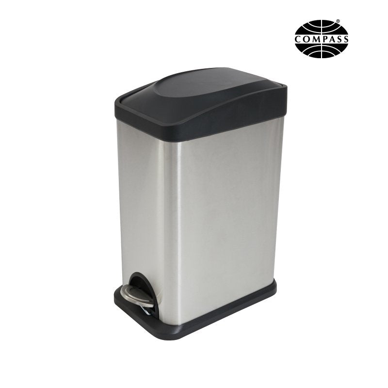 Stainless Steel Pedal Bin Rectangular - 15L