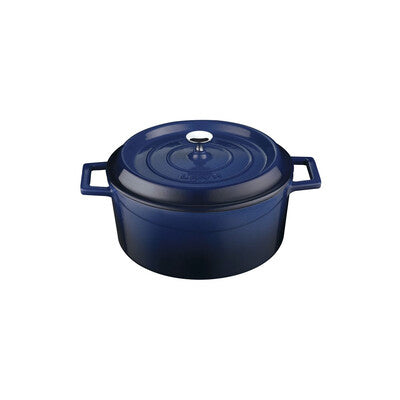Lava Trendy Cast Iron Casserole 4.5L - Blue