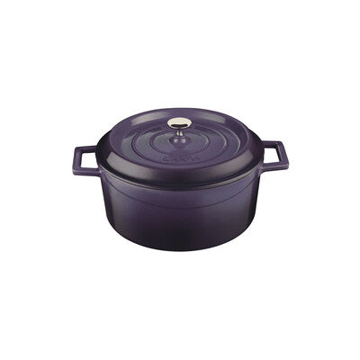 Lava Trendy Cast Iron Casserole 4.5L - Purple