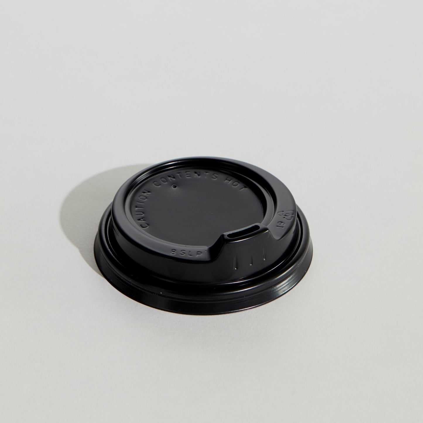 Black PP Sipper Lid - 8oz