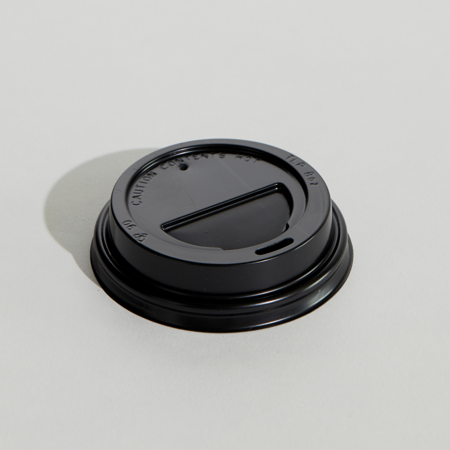 Black PP Travel Lid - 8oz