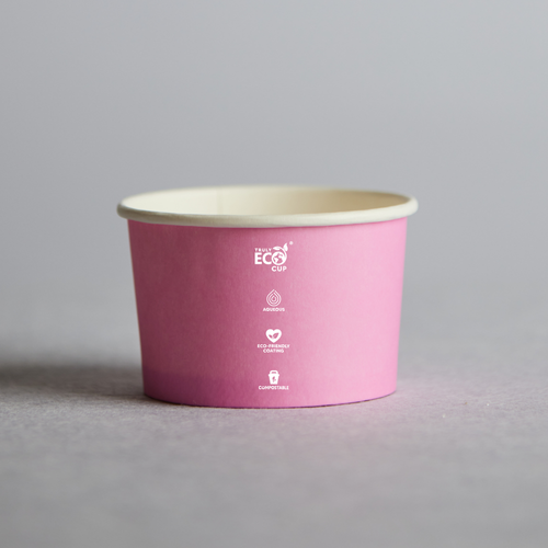 Aqueous Eco Ice Cream Cup Pastel - 8oz