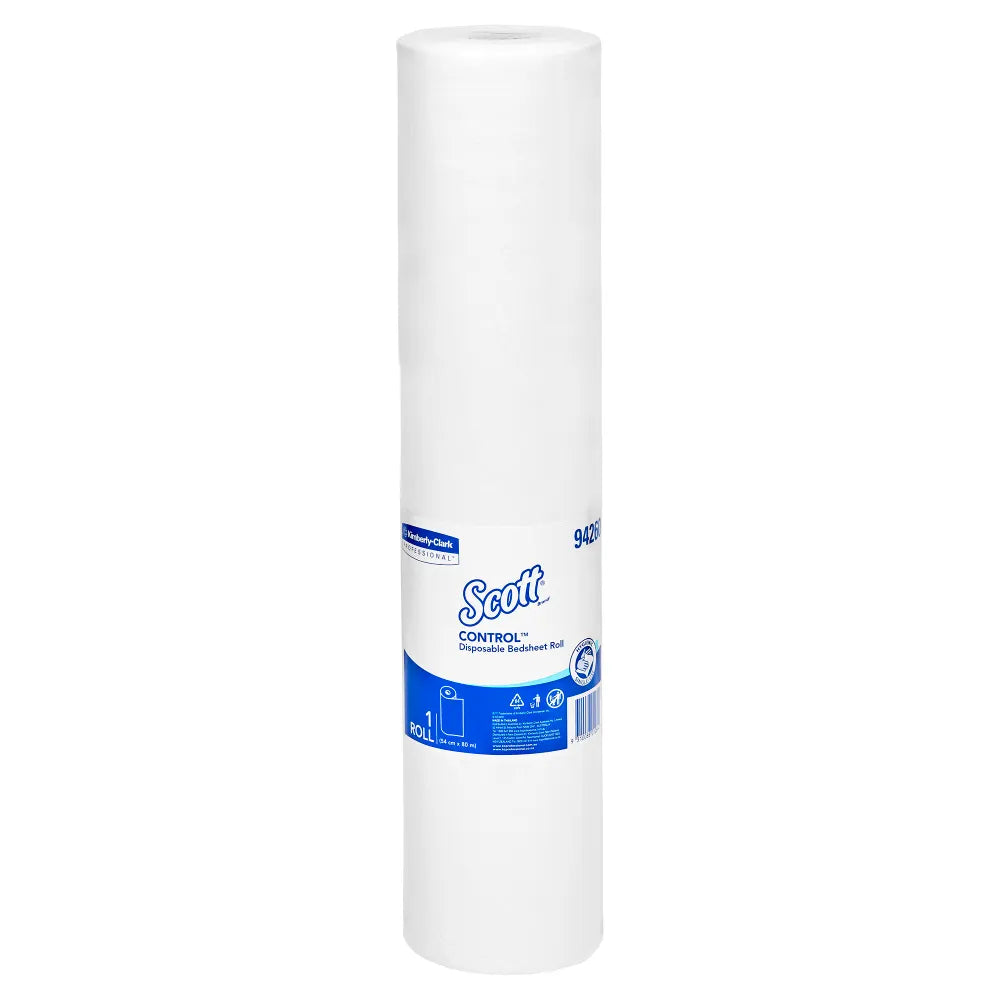 SCOTT® Control Disposable Bedsheet Roll - Carton: 6 Rolls