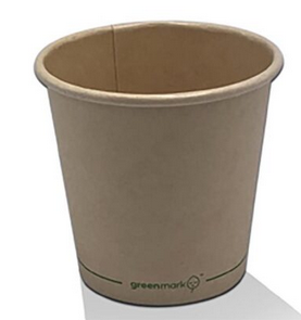 Bamboo Aqueous Coated Single Wall Hot Cup - 4oz