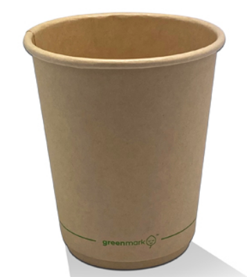 Bamboo Aqueous Coated Double Wall Hot Cup - 8oz