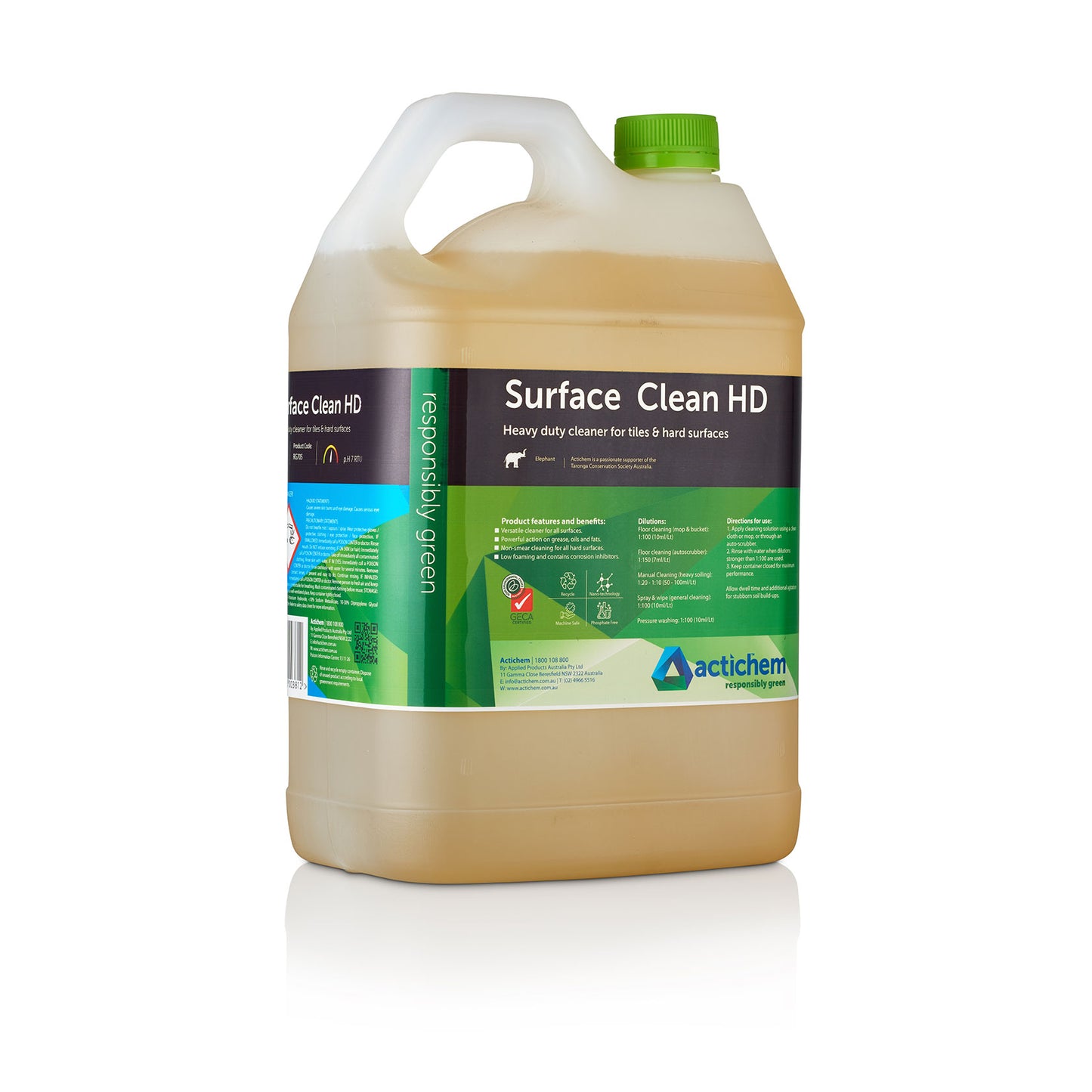 Surface Clean Heavy Duty - 5L GECA Approved