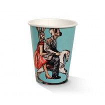 Art Print PLA Coated Single Wall Hot Cup - 12oz (90mm)