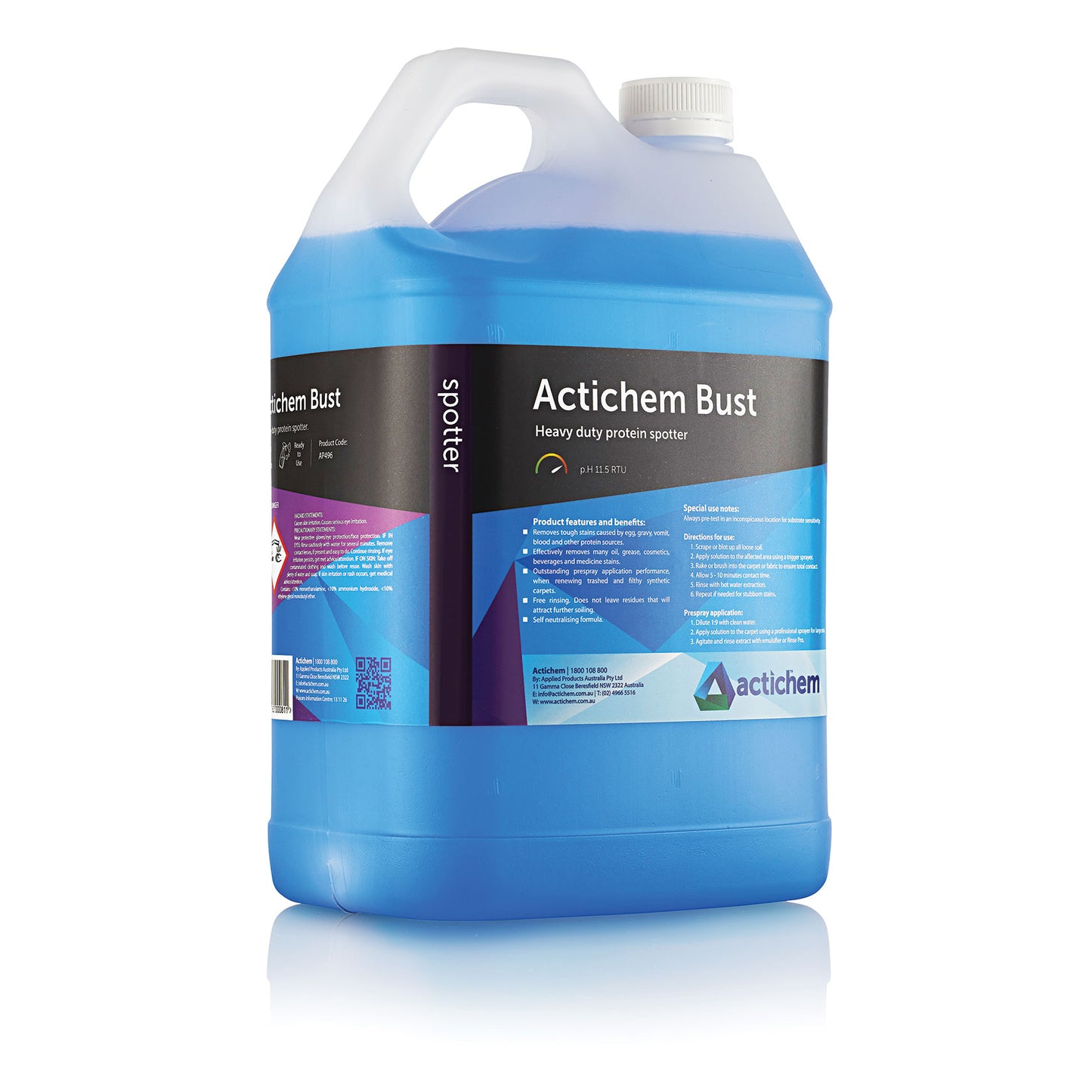 Actichem Bust ( Heavy Duty Protien & Blood Stain Remover) - 5L