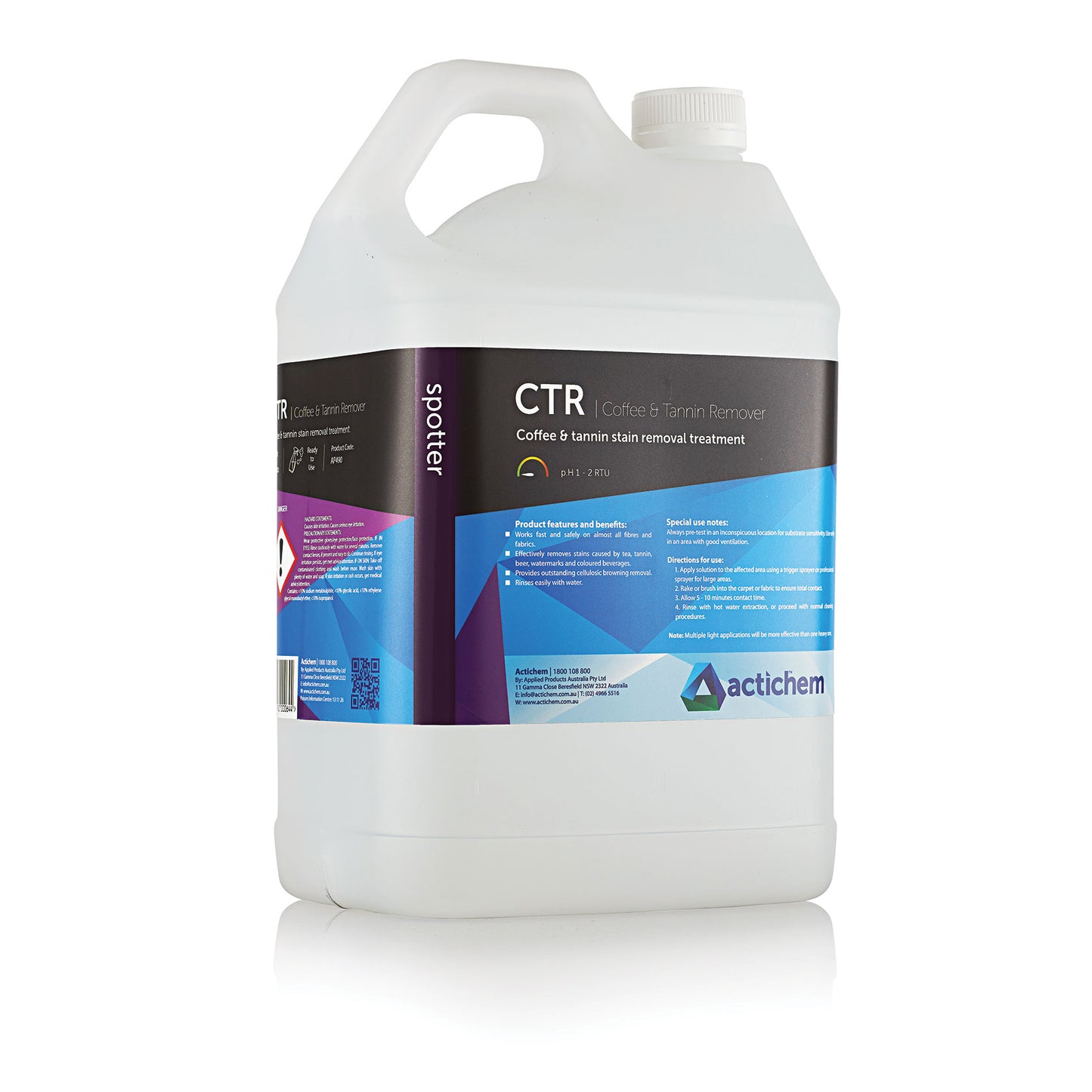 Actichem CTR ( Coffee & Tannin Stain Remover) - 5L