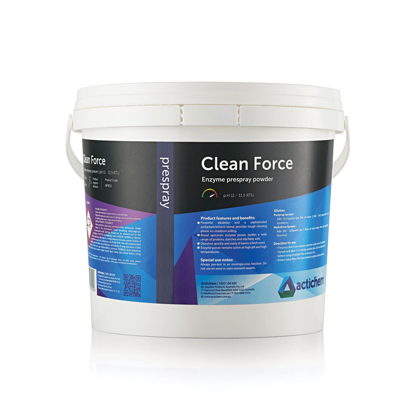 Clean Force ( Enzyme Boost for Carpet Cleaning Prespray) - 4.5kg