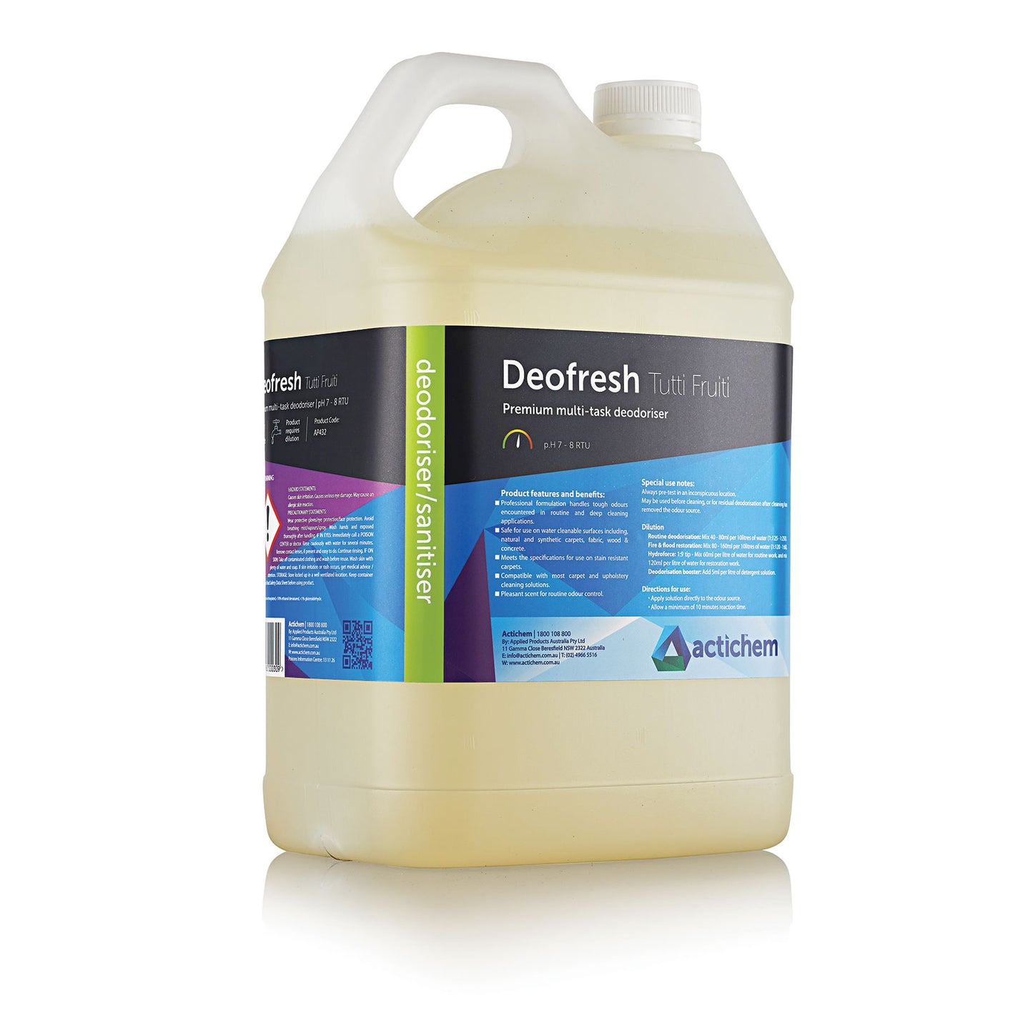 Deofresh Tutti Frutti ( Carpet Deoderiser & Fragrance Booster) - 5L