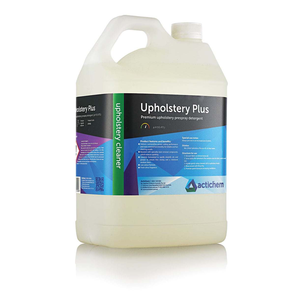 Upholstery Plus A premium prespray solution for synthetic upholstery fabrics. - 5L