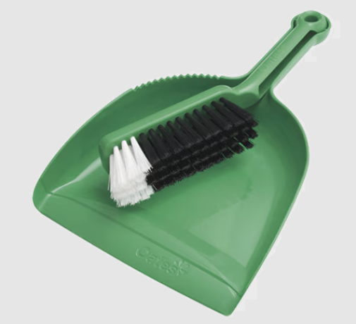 Oates Dustpan & Bannister Set - Green