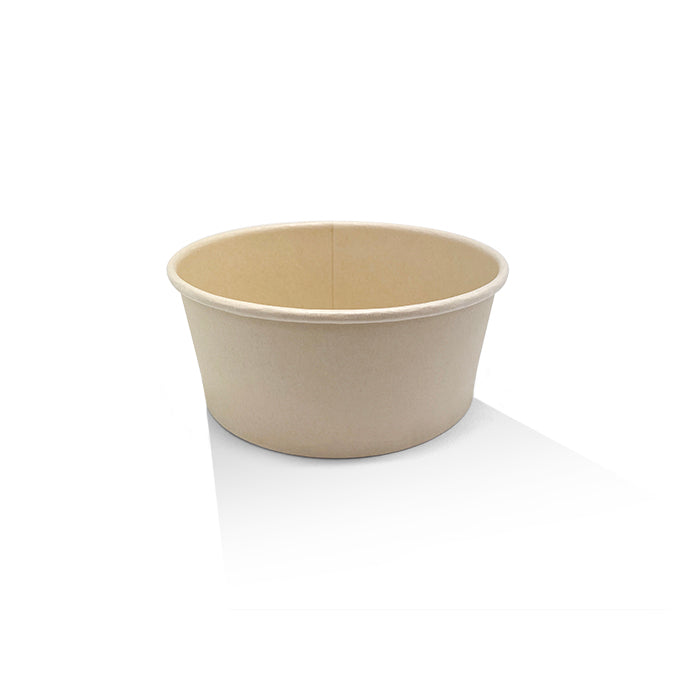 PE Coated Bamboo Paper Salad Bowl - 25oz