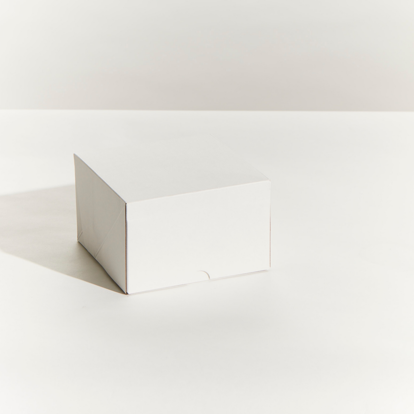 White Easy Fold Cake Box - 6x6x4