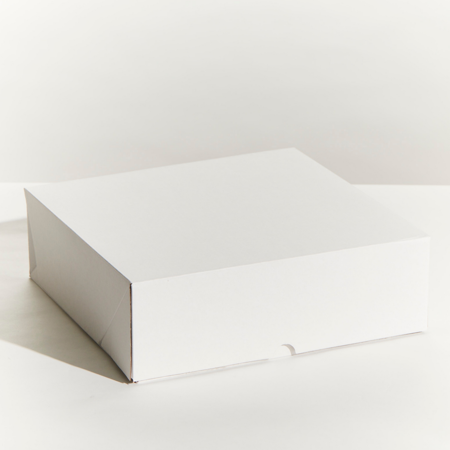 White Easy Fold Cake Box - 12x12x2.5