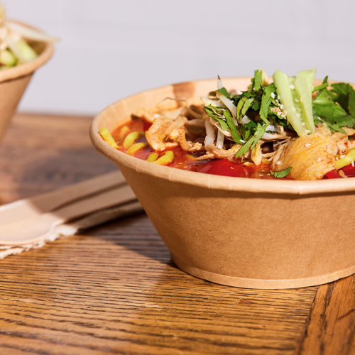 Paperway Deluxa Bowl Kraft - 1300ml