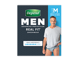 DEPEND® Real Fit Underwear for Men Medium