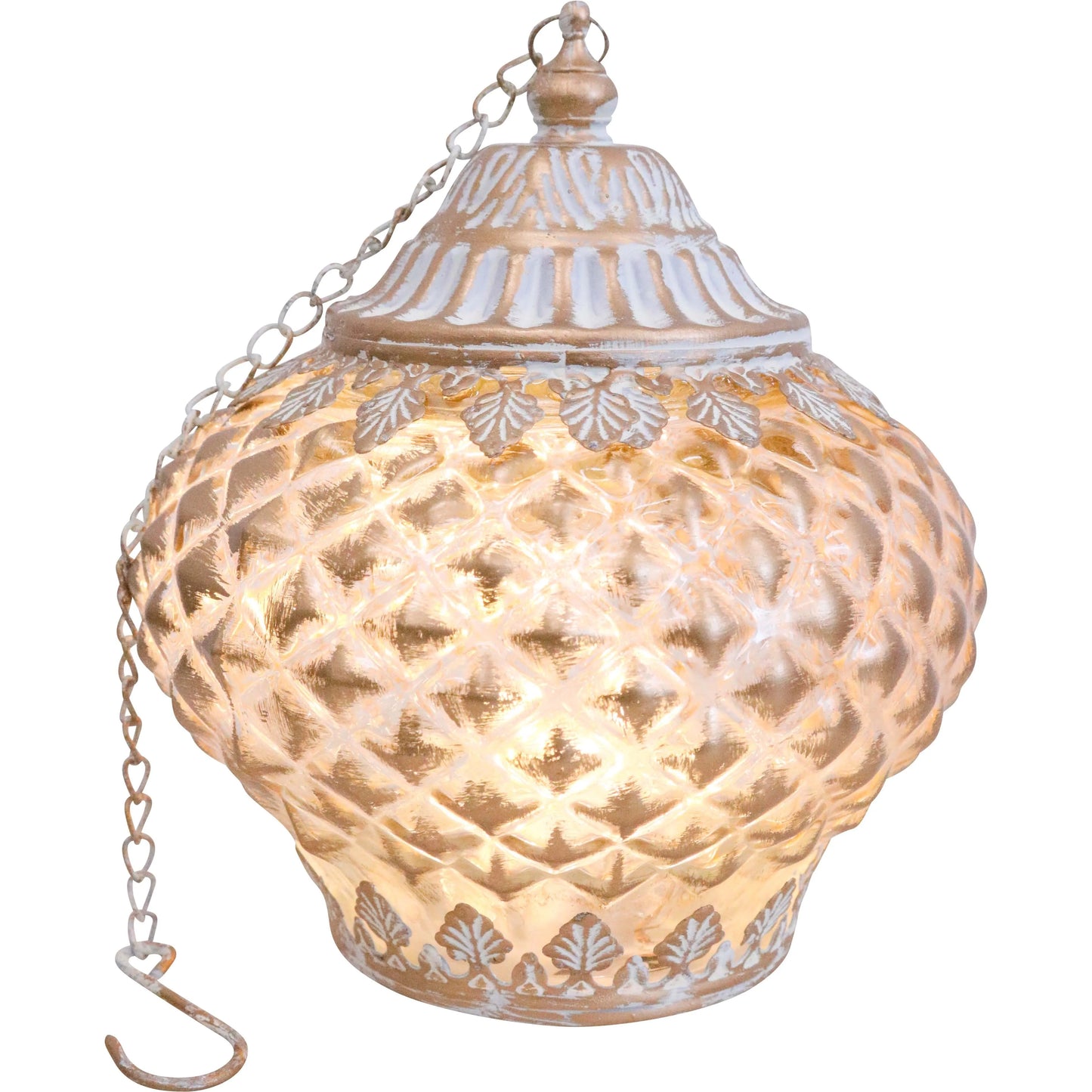 LED Lantern - Temple Gold/wash
