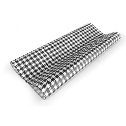 Greaseproof Paper Gingham Black - Large