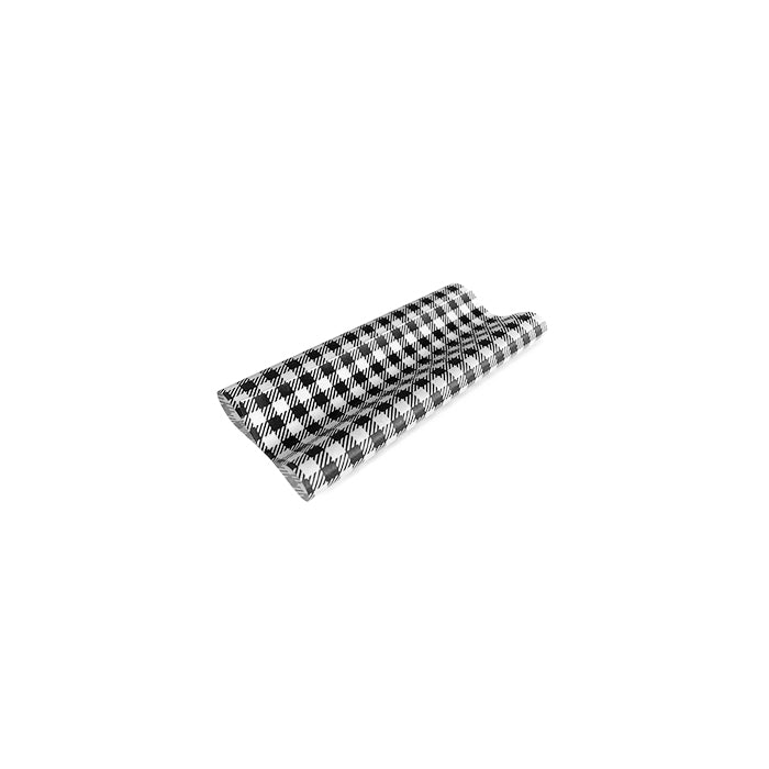 Greaseproof Paper Gingham Black - Half