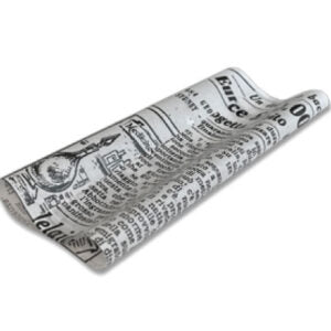 Greaseproof Paper Newsprint - Half