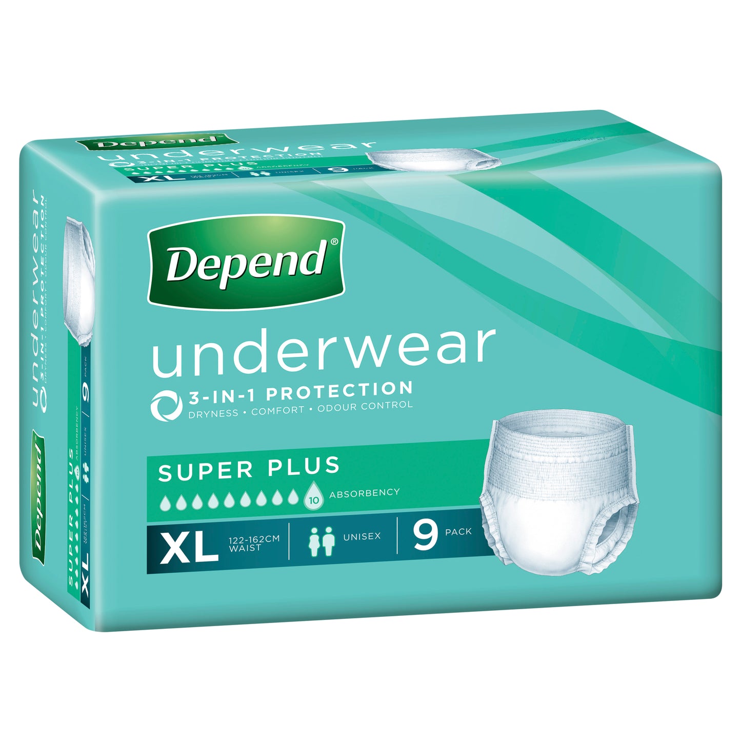 DEPEND® Super Plus Unisex Underwear X Large