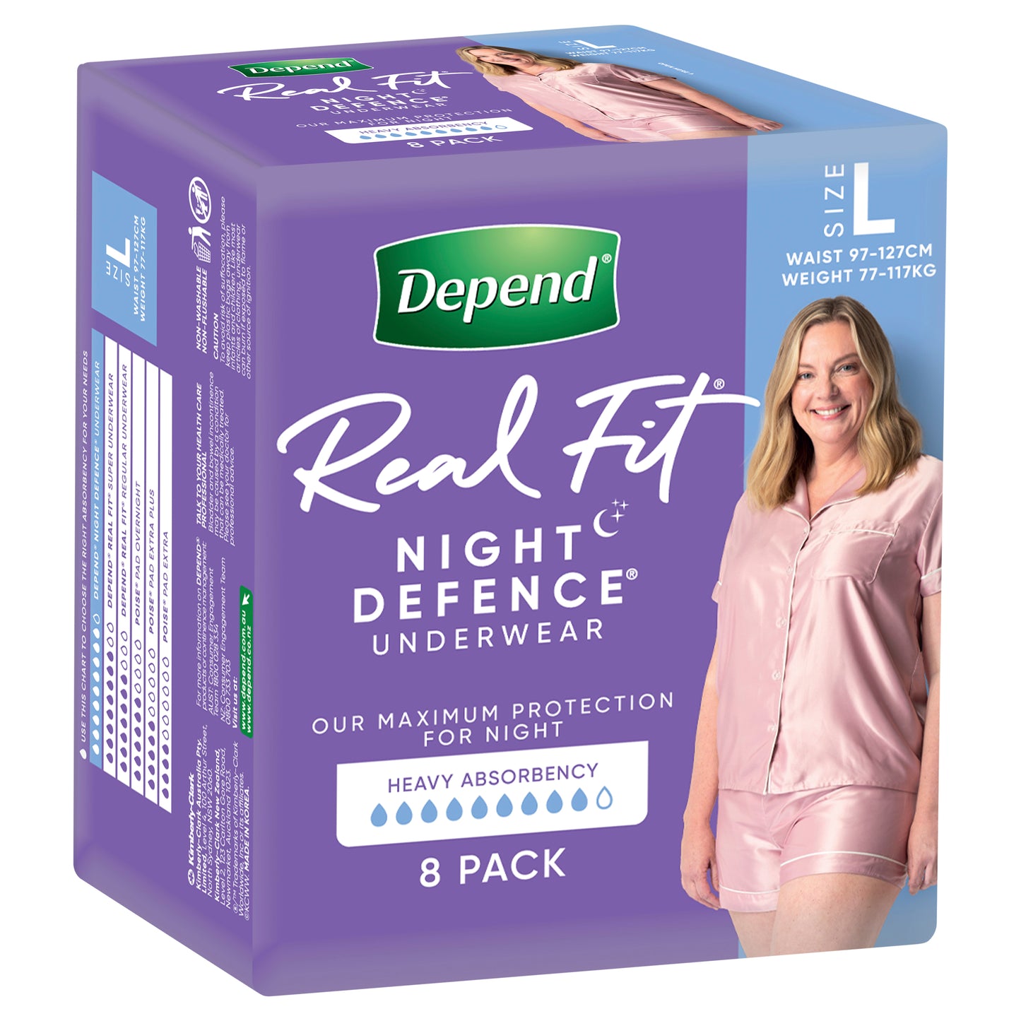 DEPEND® Real Fit Night Defence Female Large
