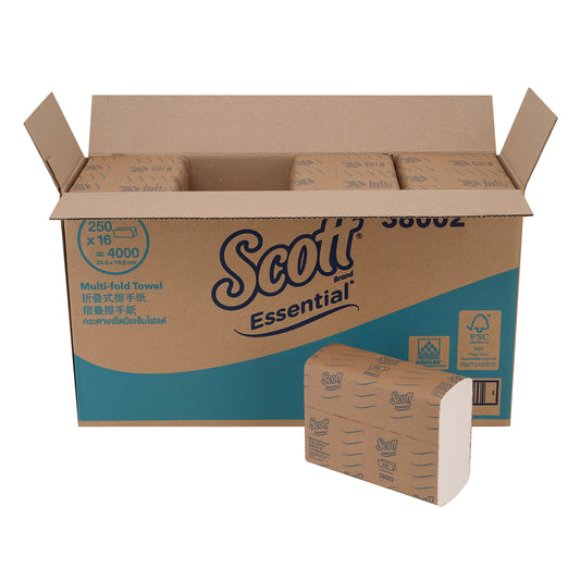 SCOTT ESSENTIAL® Multifold Paper Towels