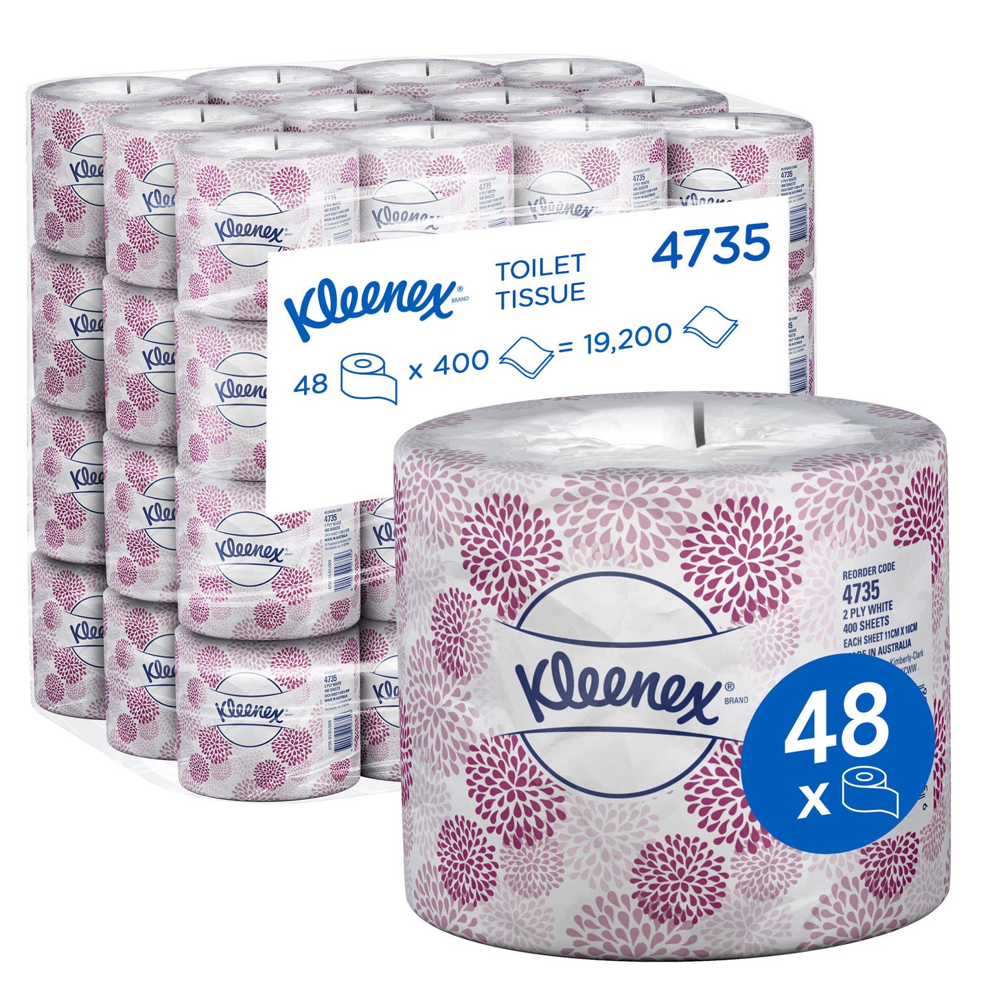 KLEENEX® Toilet Tissue - 400 sheet