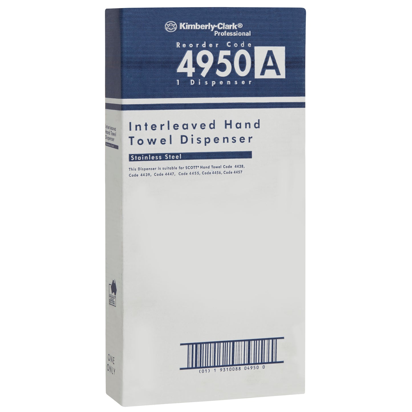 KIMBERLY-CLARK PROFESSIONAL® Optimum Towel Stainless Steel Dispenser