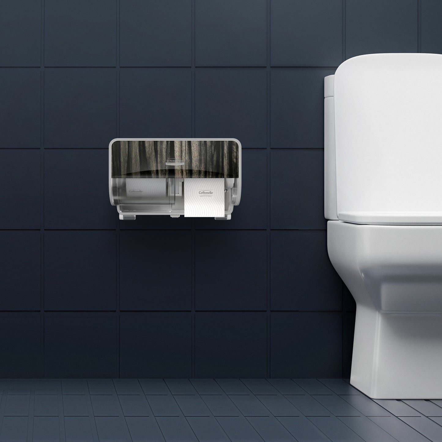 Kimberly-Clark Professional™ ICON™ Standard Roll Toilet Paper Dispenser 2 Roll Horizontal