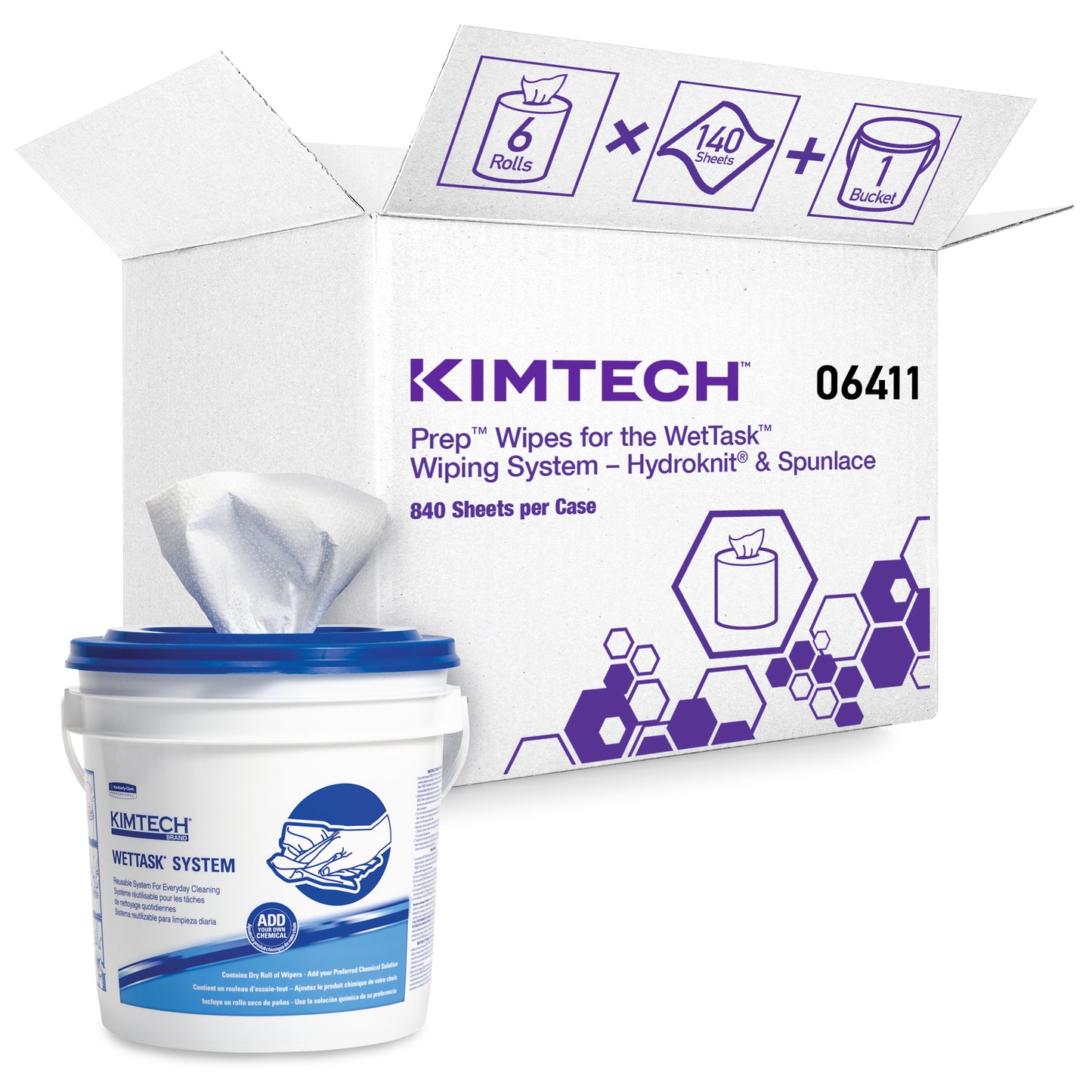 KIMTECH® WETTASK® Dry Cleaning Wipers