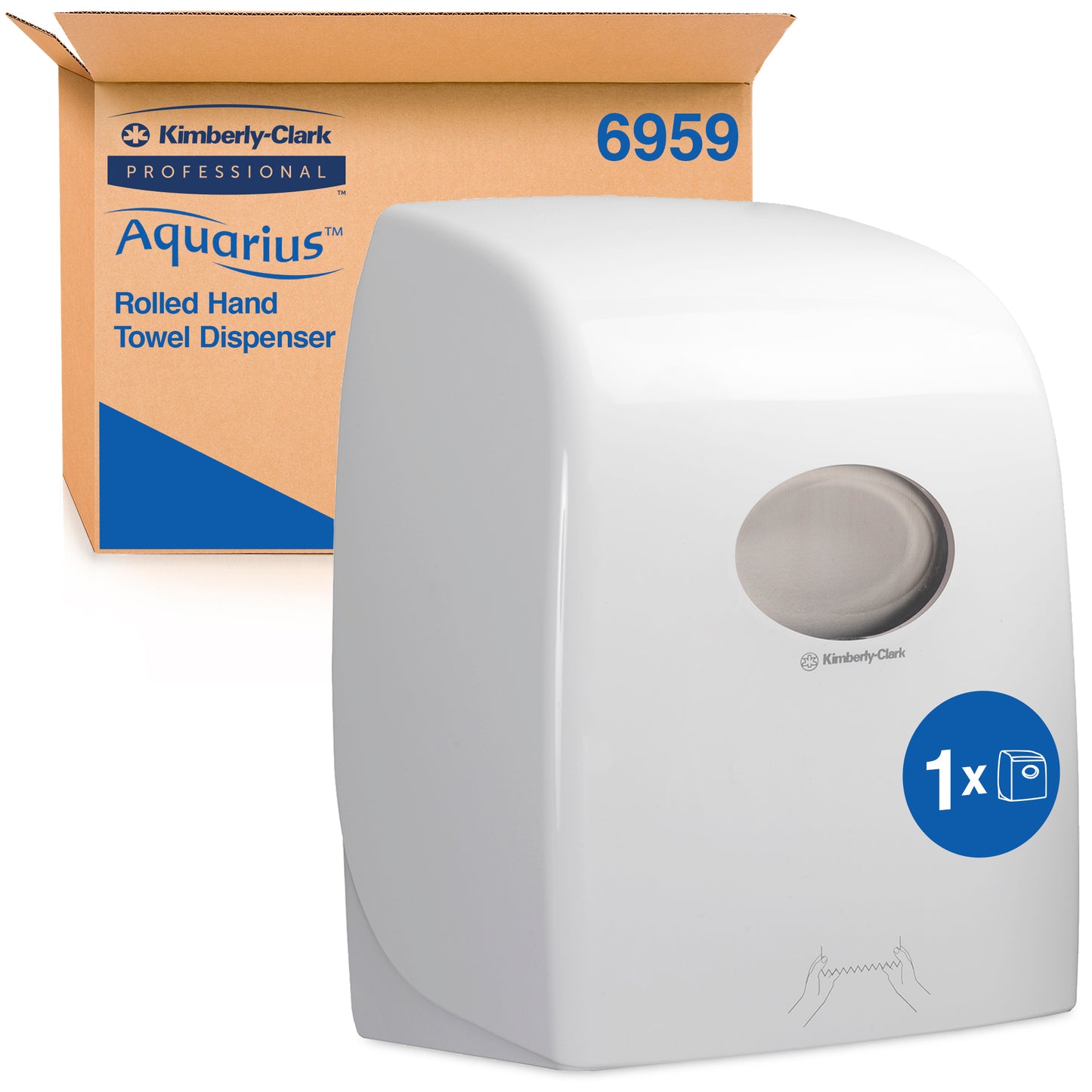 KIMBERLY-CLARK PROFESSIONAL® AQUARIUS® Hard Roll Towel Dispenser