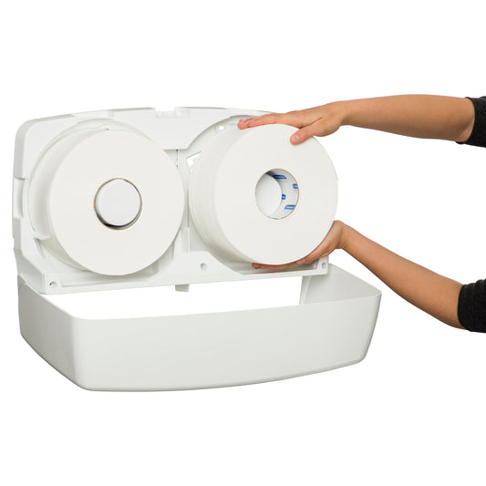 KIMBERLY-CLARK PROFESSIONAL® AQUARIUS® Twin Jumbo Roll Dispenser