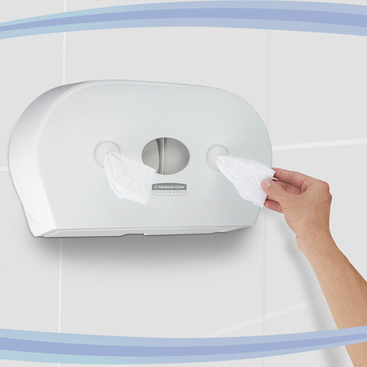 AQUARIUS® Twin Roll centrepull Toilet Paper Dispenser